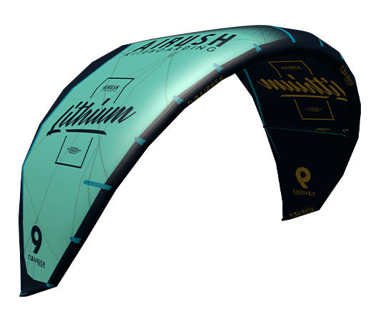 Alex Pastor Kite Club - Airush Destination Store and Kiteschool Kites 6m - Navy Mint Airush Lithium V11